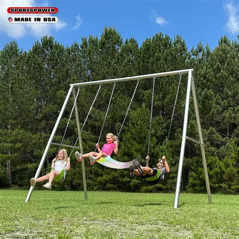 glider bracket for metal swing set|sportspower swing sets on clearance.